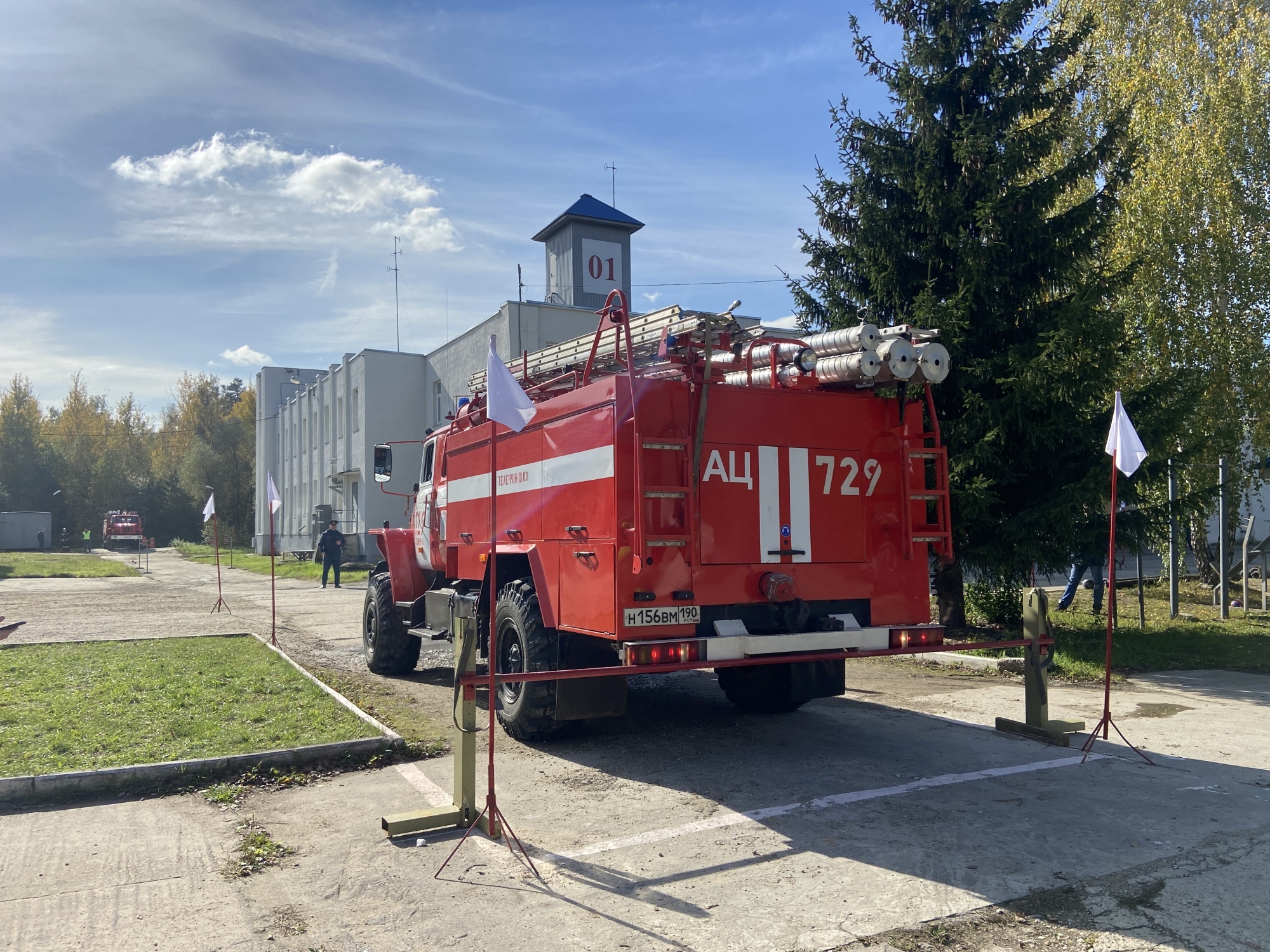 Соревнования по скоростному маневрированию на пожарных автомобилях прошли в  Протвино - Новости - Главное управление МЧС России по Московской области