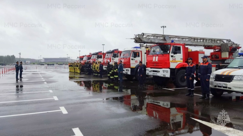 Пожарные и спасатели Подмосковья обеспечивают безопасность международного форума «Армия -2023»