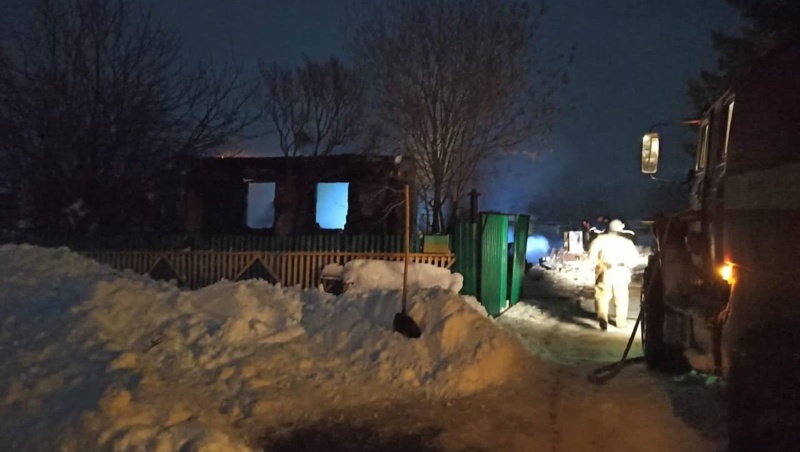 Пожар в жилом доме в городском округе Егорьевск