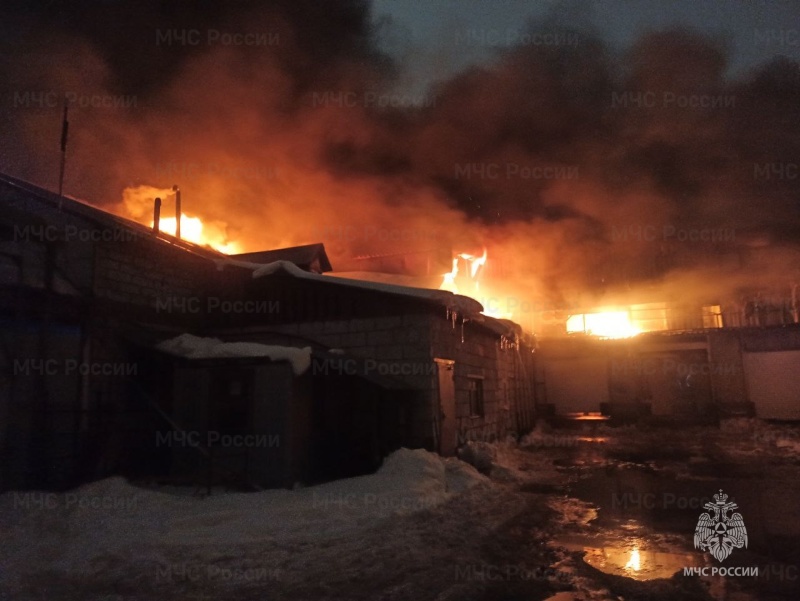 Пожар в нежилом здании в городском округе Пушкинский